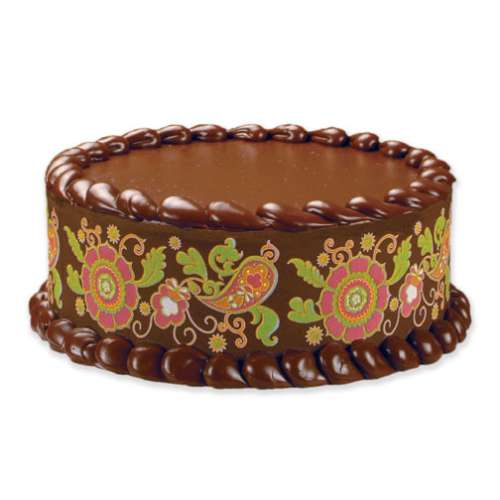 Floral Splendor Icing Strips - Click Image to Close